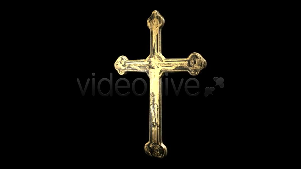 Worship Crucifix Old Gold Spinning Videohive 7167446 Motion Graphics Image 10