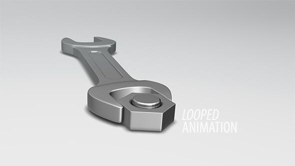Wrench Fixing Animation - Download 18299680 Videohive
