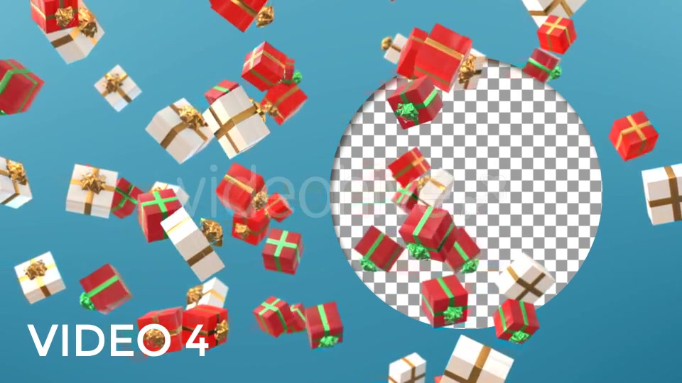 Xmas Gift Boxes Loop Background Videohive 19572637 Motion Graphics Image 10