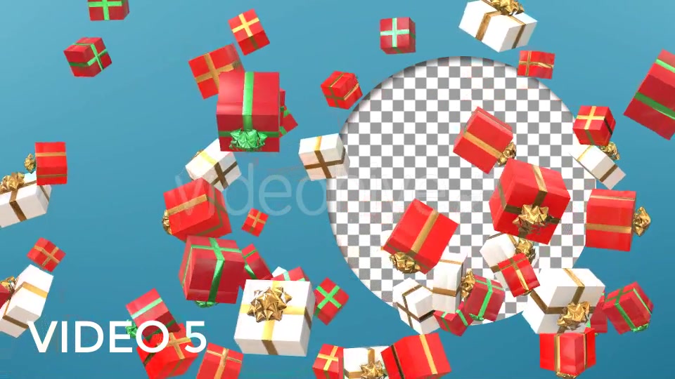Xmas Gift Boxes Loop Background Videohive 19572637 Motion Graphics Image 12