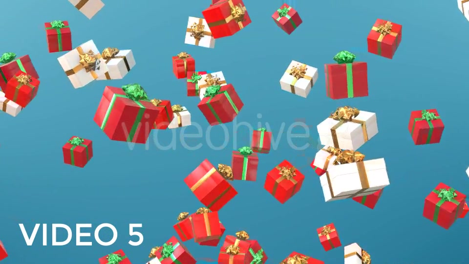 Xmas Gift Boxes Loop Background Videohive 19572637 Motion Graphics Image 13