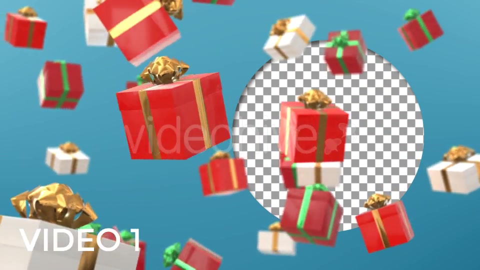 Xmas Gift Boxes Loop Background Videohive 19572637 Motion Graphics Image 3