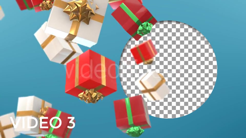 Xmas Gift Boxes Loop Background Videohive 19572637 Motion Graphics Image 7