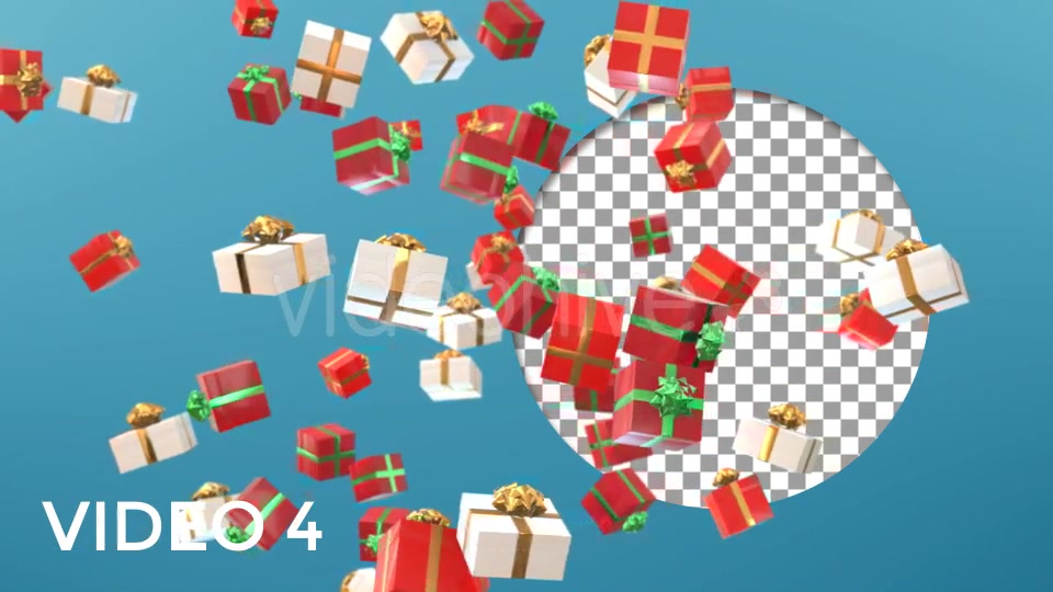 Xmas Gift Boxes Loop Background Videohive 19572637 Motion Graphics Image 9