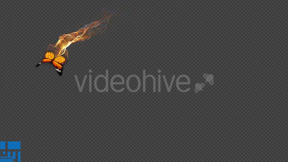 Yellow Butterfly Gorgeous Particle Light Trailing Flying V2 Videohive 18629944 Motion Graphics Image 3
