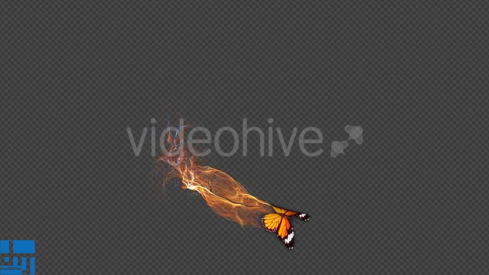 Yellow Butterfly Gorgeous Particle Light Trailing Flying V3 Videohive 18630652 Motion Graphics Image 10