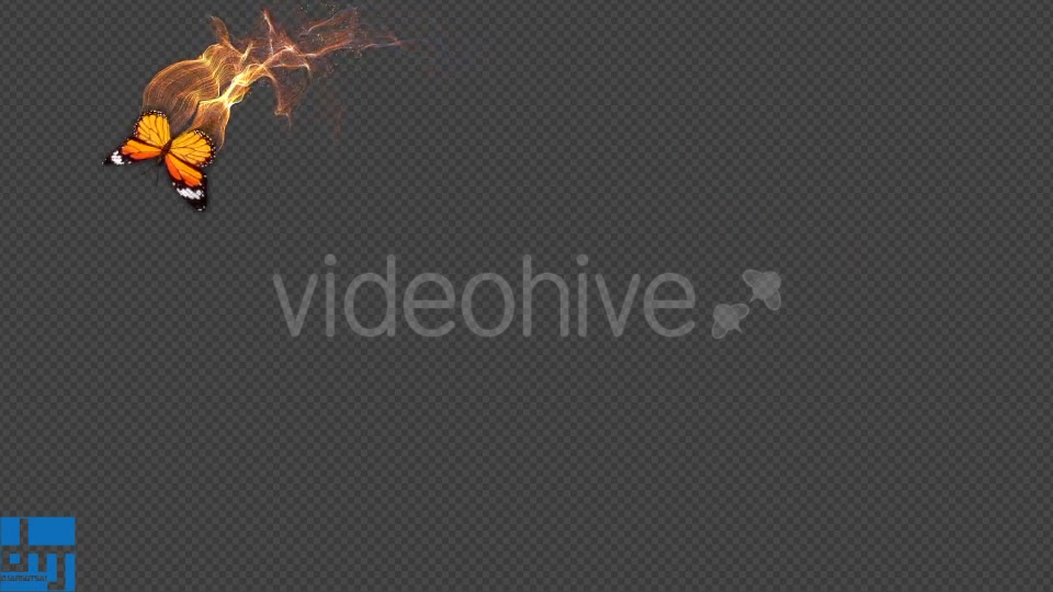 Yellow Butterfly Gorgeous Particle Light Trailing Flying V3 Videohive 18630652 Motion Graphics Image 2
