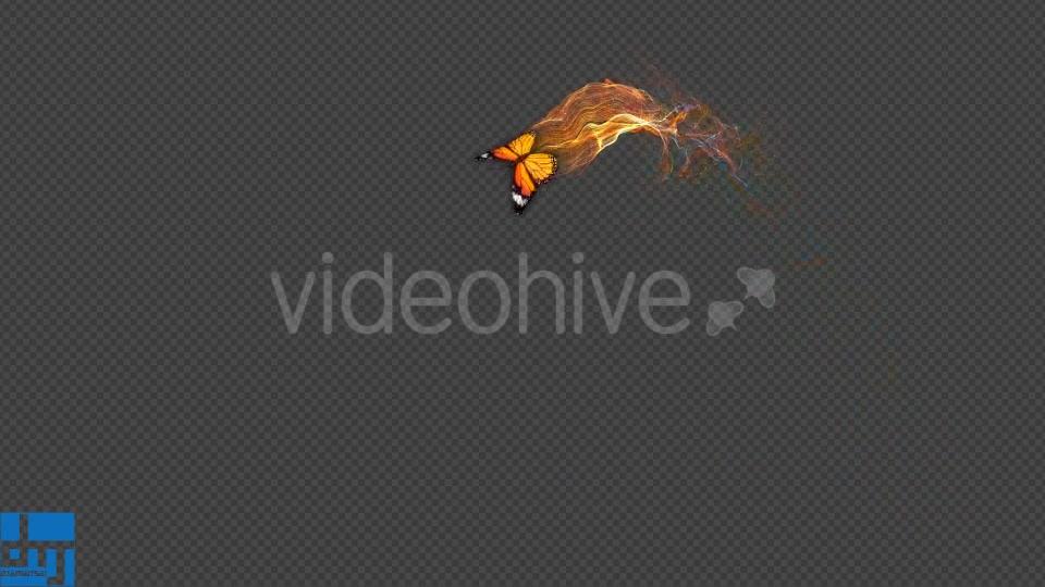 Yellow Butterfly Gorgeous Particle Light Trailing Flying V3 Videohive 18630652 Motion Graphics Image 9