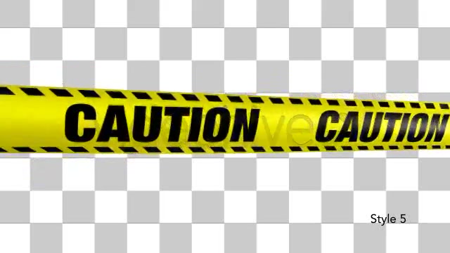 Yellow Caution Boundary Tape 5 Videos Videohive 4934392 Motion Graphics Image 11