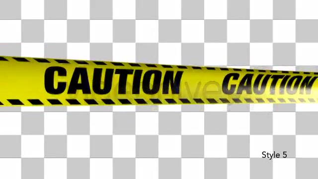 Yellow Caution Boundary Tape 5 Videos Videohive 4934392 Motion Graphics Image 12