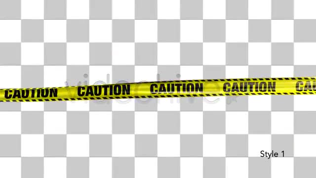 Yellow Caution Boundary Tape 5 Videos Videohive 4934392 Motion Graphics Image 3