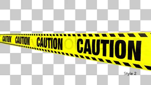 Yellow Caution Boundary Tape 5 Videos Videohive 4934392 Motion Graphics Image 4