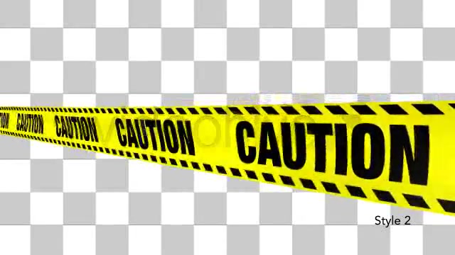 Yellow Caution Boundary Tape 5 Videos Videohive 4934392 Motion Graphics Image 5