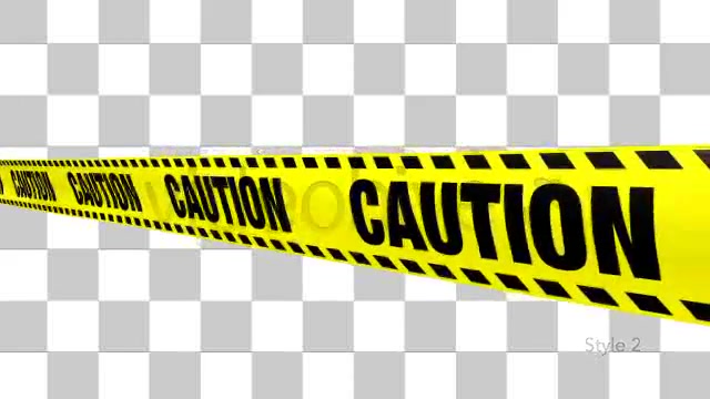 Yellow Caution Boundary Tape 5 Videos Videohive 4934392 Motion Graphics Image 6