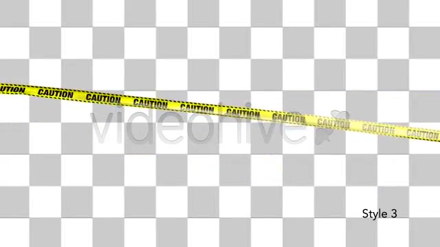 Yellow Caution Boundary Tape 5 Videos Videohive 4934392 Motion Graphics Image 7