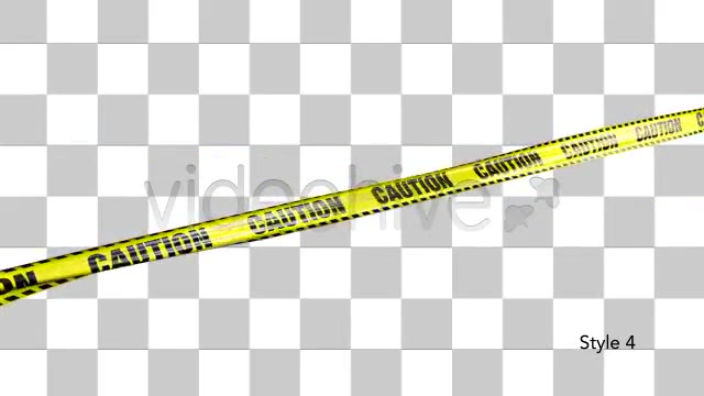 Yellow Caution Boundary Tape 5 Videos Videohive 4934392 Motion Graphics Image 9