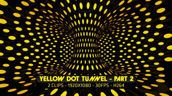 Yellow Dot Tunnel Part 2 - 22013318 Download Videohive