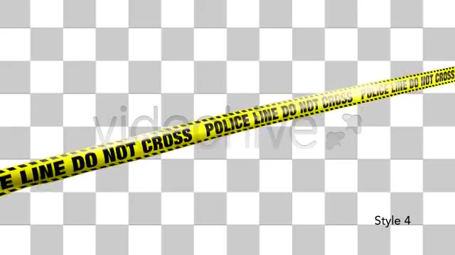 Yellow Police Line Do Not Cross Tape 5 Videos Videohive 4937649 Motion Graphics Image 10