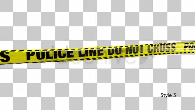 Yellow Police Line Do Not Cross Tape 5 Videos Videohive 4937649 Motion Graphics Image 12