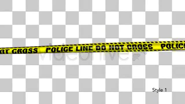 Yellow Police Line Do Not Cross Tape 5 Videos Videohive 4937649 Motion Graphics Image 2