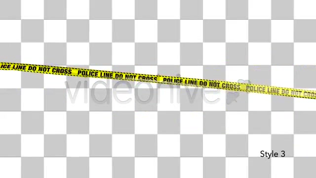 Yellow Police Line Do Not Cross Tape 5 Videos Videohive 4937649 Motion Graphics Image 7