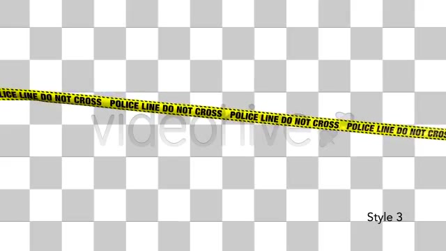 Yellow Police Line Do Not Cross Tape 5 Videos Videohive 4937649 Motion Graphics Image 8