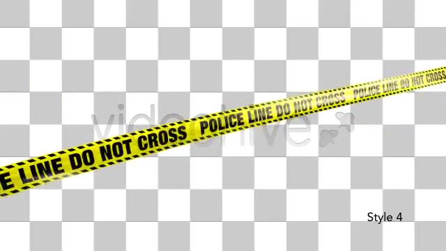 Yellow Police Line Do Not Cross Tape 5 Videos Videohive 4937649 Motion Graphics Image 9