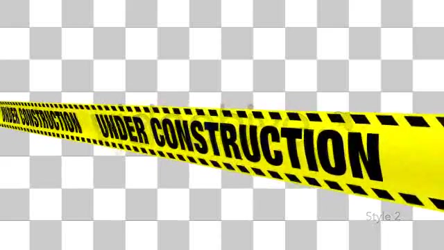 Yellow Under Construction Boundry Tape 5 Videos Videohive 4936094 Motion Graphics Image 6