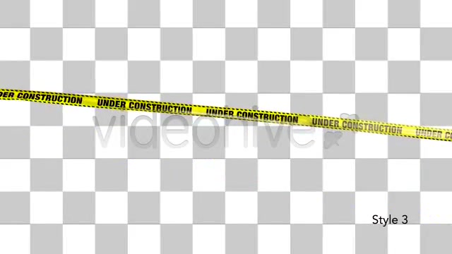 Yellow Under Construction Boundry Tape 5 Videos Videohive 4936094 Motion Graphics Image 7