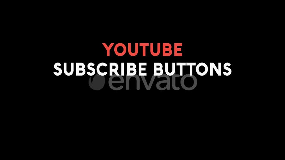 YouTube Subscribe Button Videohive 23883083 Motion Graphics Image 1