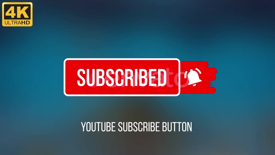 Youtube Subscribe Button 4K Videohive 23984594 Motion Graphics Image 2