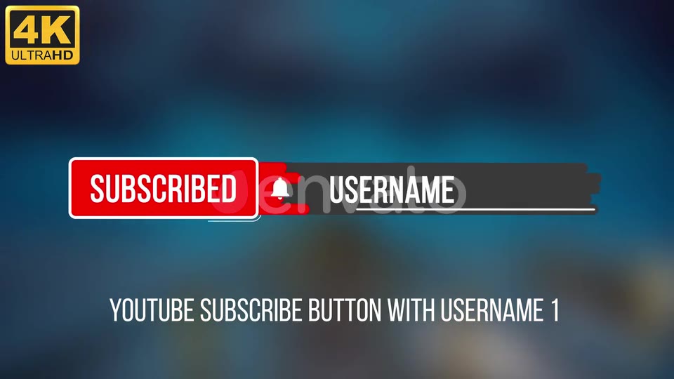 Youtube Subscribe Button 4K Videohive 23984594 Motion Graphics Image 3