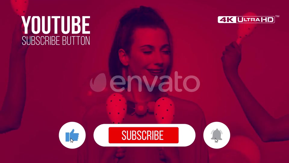Youtube Subscribe Button Clean 4K Videohive 24990608 Motion Graphics Image 10