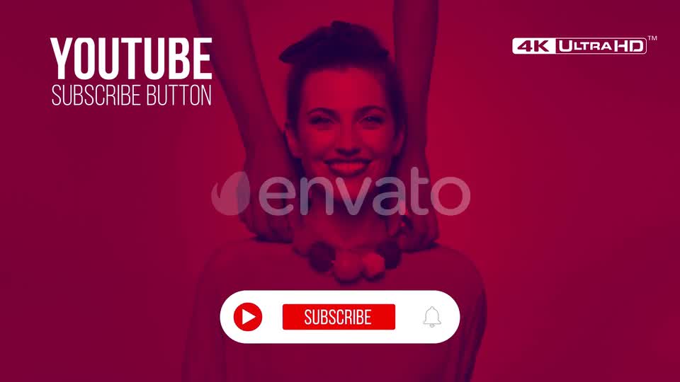 Youtube Subscribe Button Clean 4K Videohive 24990608 Motion Graphics Image 2