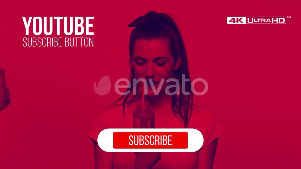 Youtube Subscribe Button Clean 4K Videohive 24990608 Motion Graphics Image 3