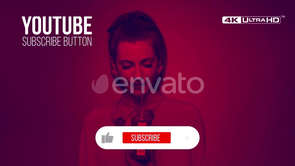 Youtube Subscribe Button Clean 4K Videohive 24990608 Motion Graphics Image 5