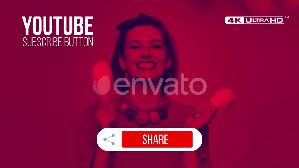 Youtube Subscribe Button Clean 4K Videohive 24990608 Motion Graphics Image 6