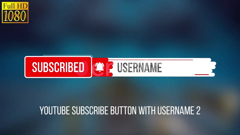 Youtube Subscribe Button FullHD Videohive 23984593 Motion Graphics Image 5