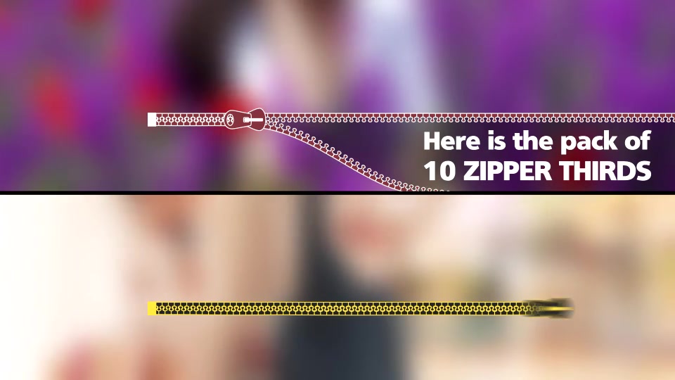 Zipper Thirds Videohive 15309096 Motion Graphics Image 4