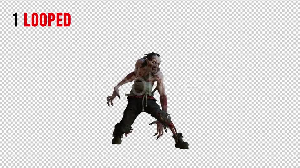 Zombie 20 Realistic Pack 3 Videohive 20923007 Motion Graphics Image 1