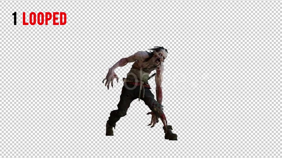 Zombie 20 Realistic Pack 3 Videohive 20923007 Motion Graphics Image 4