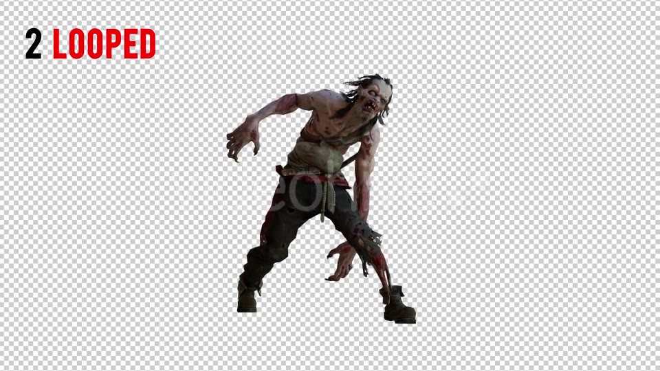 Zombie 20 Realistic Pack 3 Videohive 20923007 Motion Graphics Image 5