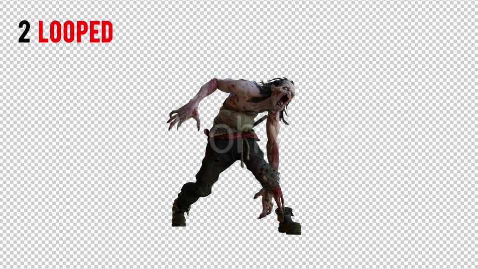 Zombie 20 Realistic Pack 3 Videohive 20923007 Motion Graphics Image 6