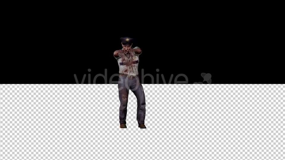 Zombie Police Walking Videohive 20207229 Motion Graphics Image 2