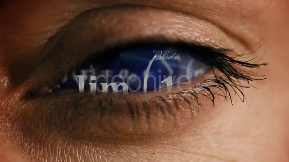Zoom Into Eye Iris To Math Equations Mess Videohive 21010681 Motion Graphics Image 2